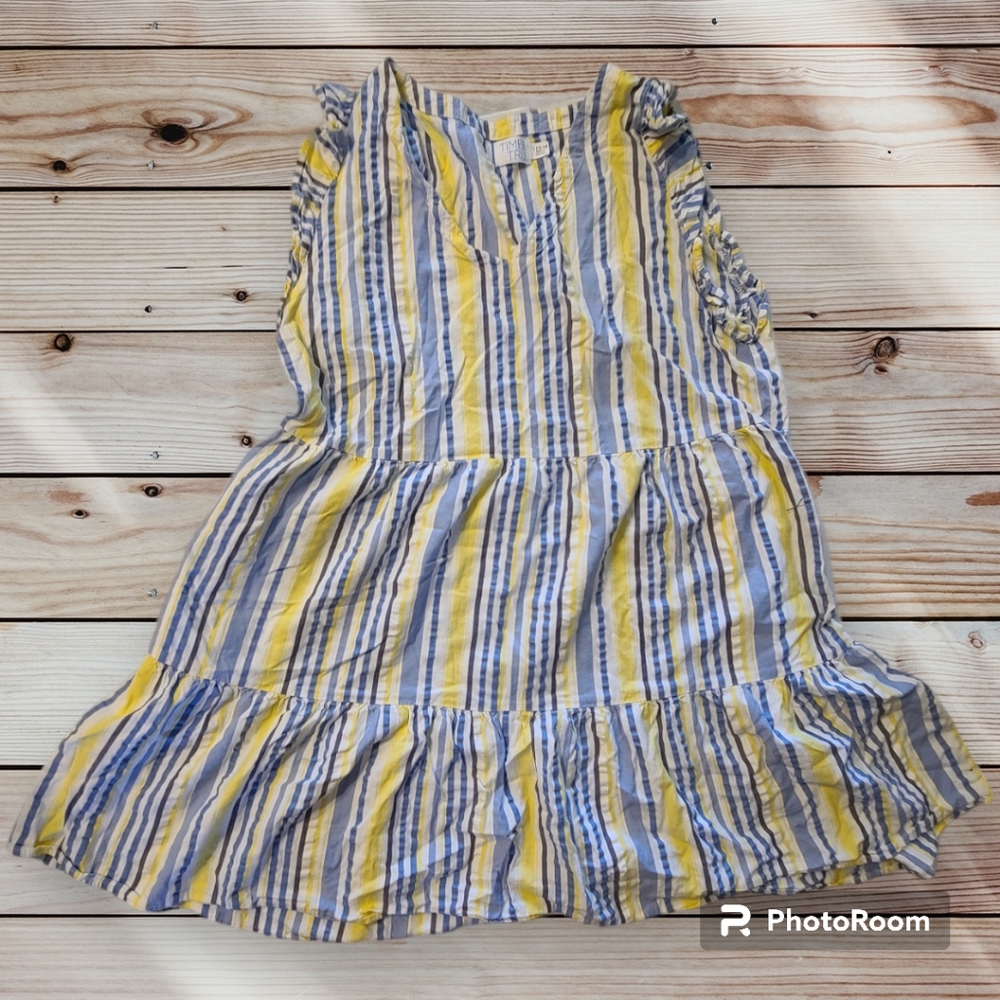 Time and Tru juniors flutter sleeve dress